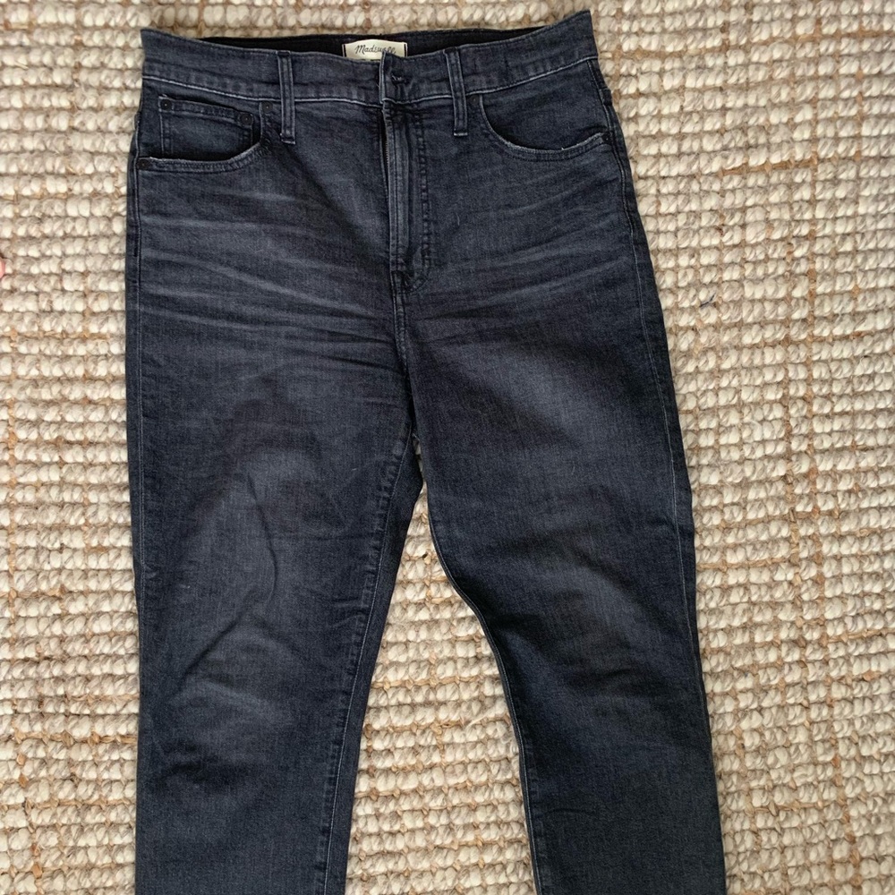 Madewell perfect vintage crop jeans summer wash